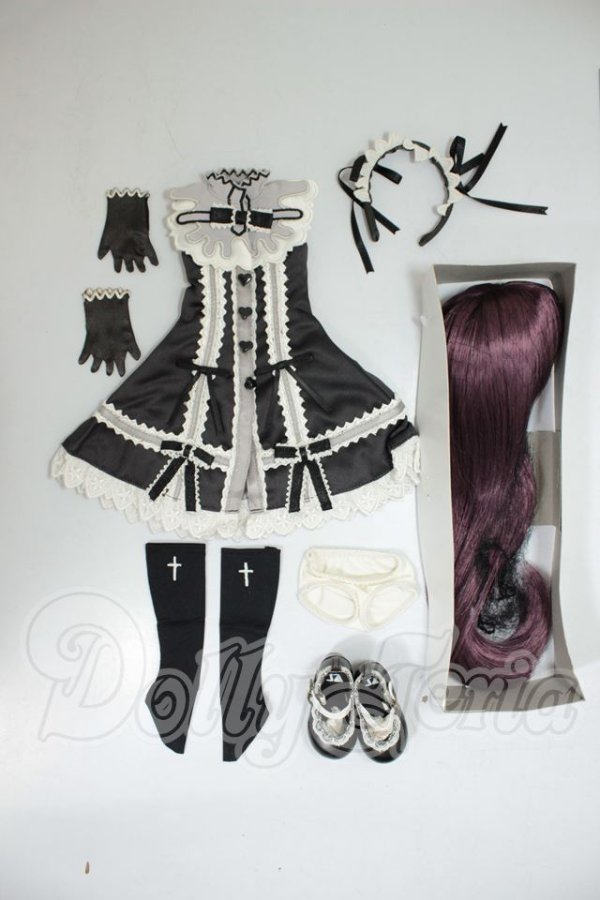 画像1: MDD/エセルドレーダ　デフォルト衣装・ウィッグ　斬魔大聖デモンベイン A-26-06-29-129-NY-ZA (1)