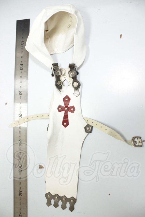 画像2: MDD/レザーエプロン　フード付き A-26-07-06-138-NY-ZA (2)