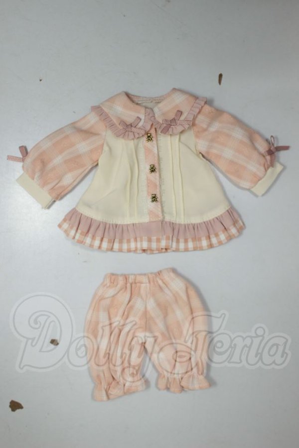 画像1: 幼SD/OF くま耳いちごみるくコーデ・ちび A-26-07-13-250-NY-ZA (1)