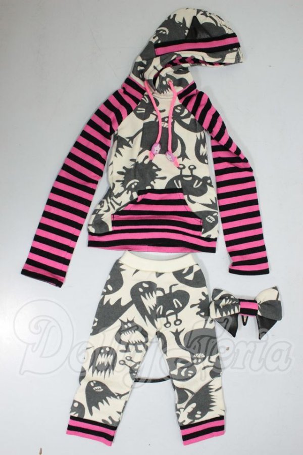 画像1: DD/OF:いたずらデビルパーカーセット　cloth-lab.様製 A-26-07-20-293-NY-ZA (1)