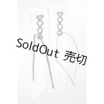 画像: SDM/レースアップソックス(白・紺&金リボン)・ミニ A-26-07-27-206-NY-ZA