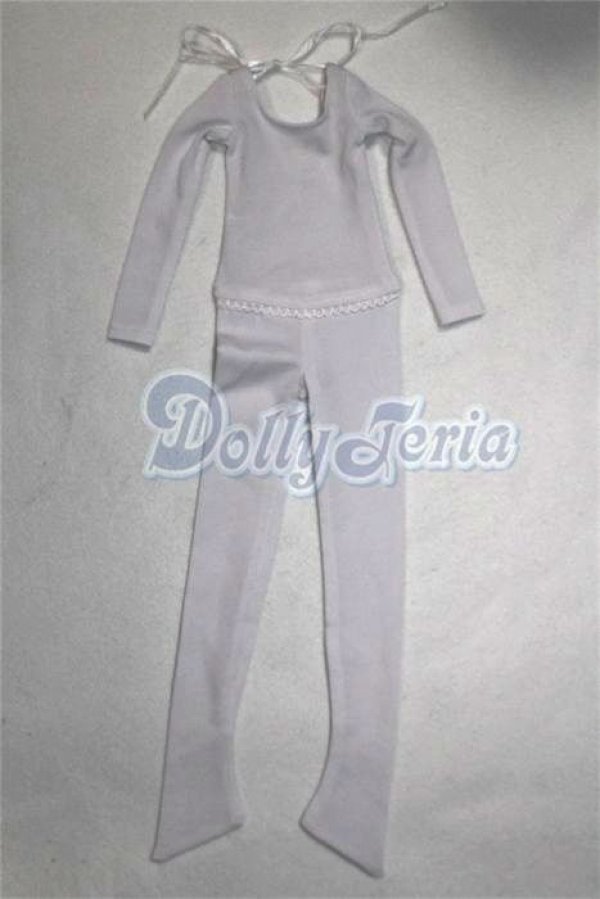 画像1: DOLL　MORE製/40ｃｍ　Long Sleeve　Body　Stockings（White）/ A-26-08-10-119-NY-ZA (1)