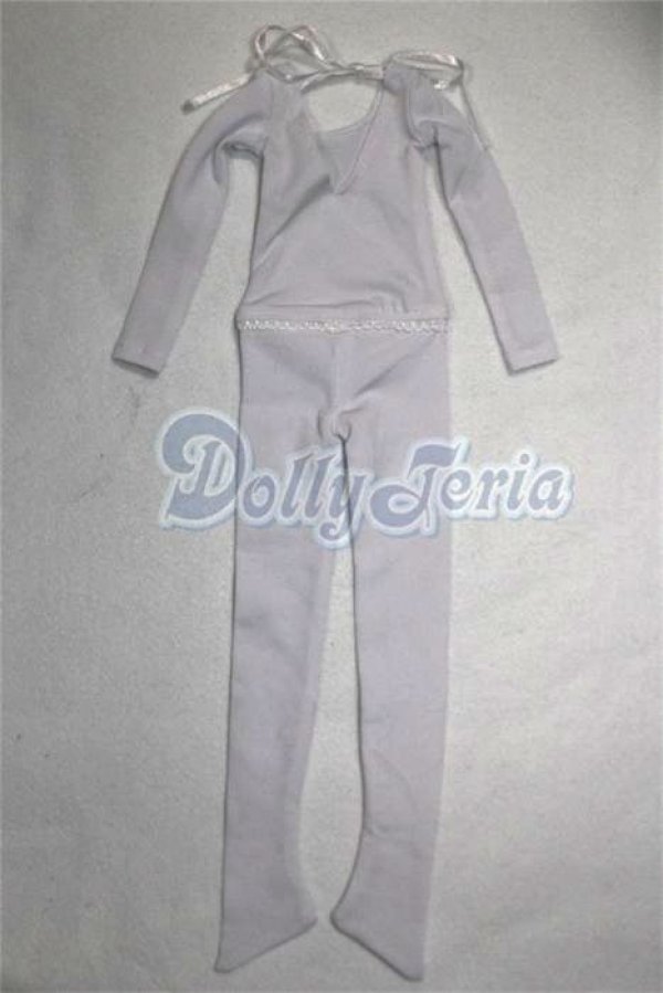 画像2: DOLL　MORE製/40ｃｍ　Long Sleeve　Body　Stockings（White）/ A-26-08-10-119-NY-ZA (2)