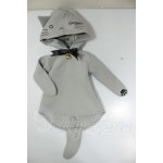 画像: MDD/OF:グレーねこパーカー・ミニ A-26-07-27-175-NY-ZA