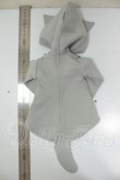 画像2: MDD/OF:グレーねこパーカー・ミニ A-26-07-27-175-NY-ZA (2)