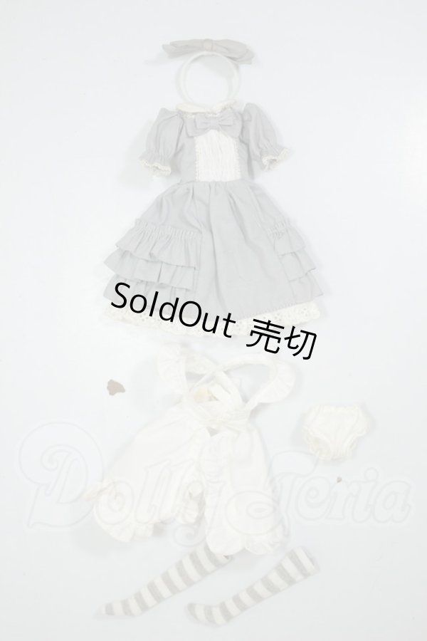 画像1: AZONE/23ｃｍ　PN　アリスドレスset(グレー) A-26-08-03-386-NY-ZA (1)