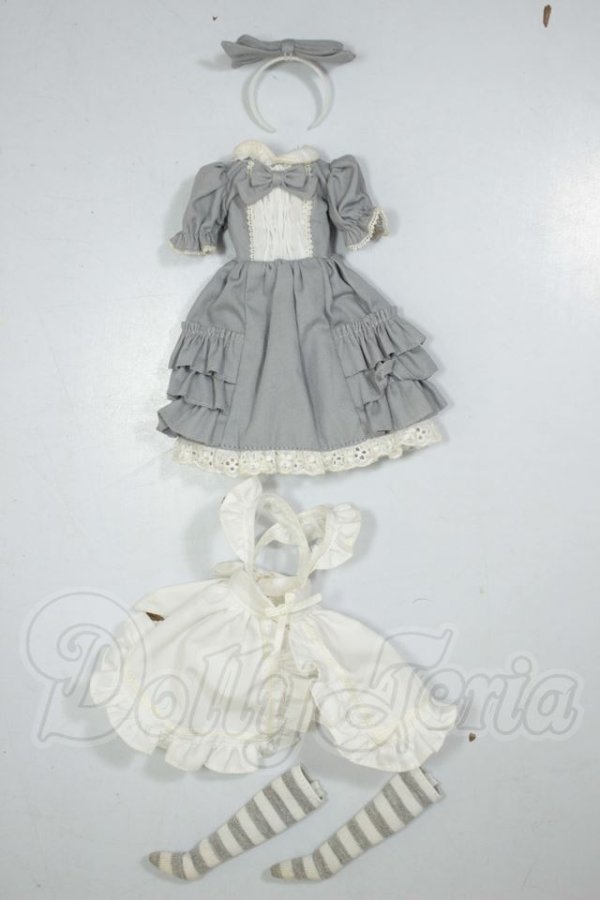 画像1: AZONE/23ｃｍ　PN　アリスドレスset(グレー) A-26-08-03-385-NY-ZA (1)