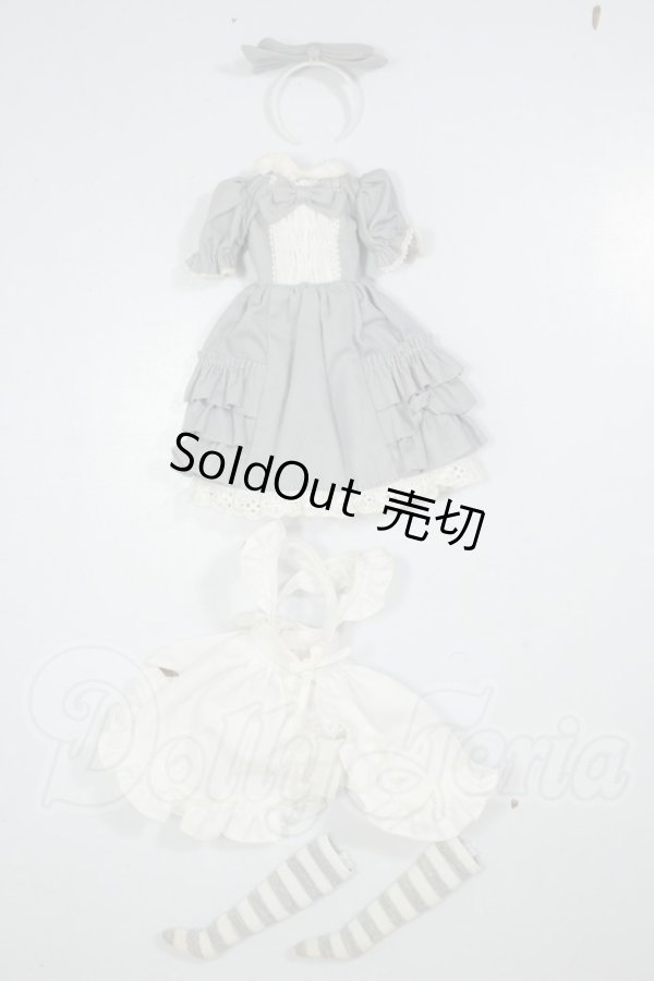 画像1: AZONE/23ｃｍ　PN　アリスドレスset(グレー) A-26-08-03-385-NY-ZA (1)