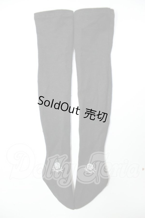 画像1: SD/OF:灰ばら女学院 指定ソックス(黒) A-26-08-10-140-NY-ZA (1)