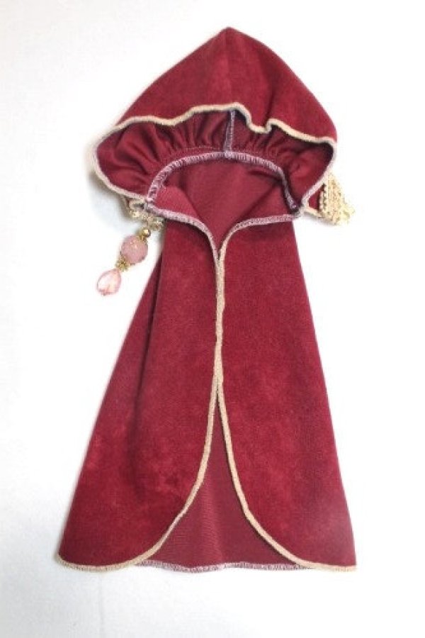 画像1: 幼SD/魔道士ローブ　3人の魔女様製/1/6　30ｃｍ　BJD　MJD　衣装　ドール用 A-26-08-31-088-NY-ZA (1)