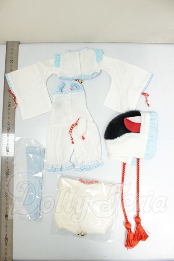 画像2: MDD/ベビー犬張り子 白　Garcon Eden（ショウネンエデン）様製 A-26-08-31-316-NY-ZA (2)