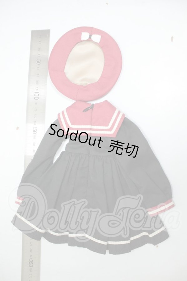 画像2: SDM/ブラックセーラーワンピース（紅）　Amors & Amors Dolly製 A-26-09-14-157-NY-ZA (2)