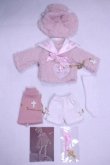 画像1: 幼SD/ふわふわセーラーセット-ピンク×ホワイト/1/6　30ｃｍ　BJD　MJD　衣装　ドール用 A-26-10-12-032-NY-ZA (1)