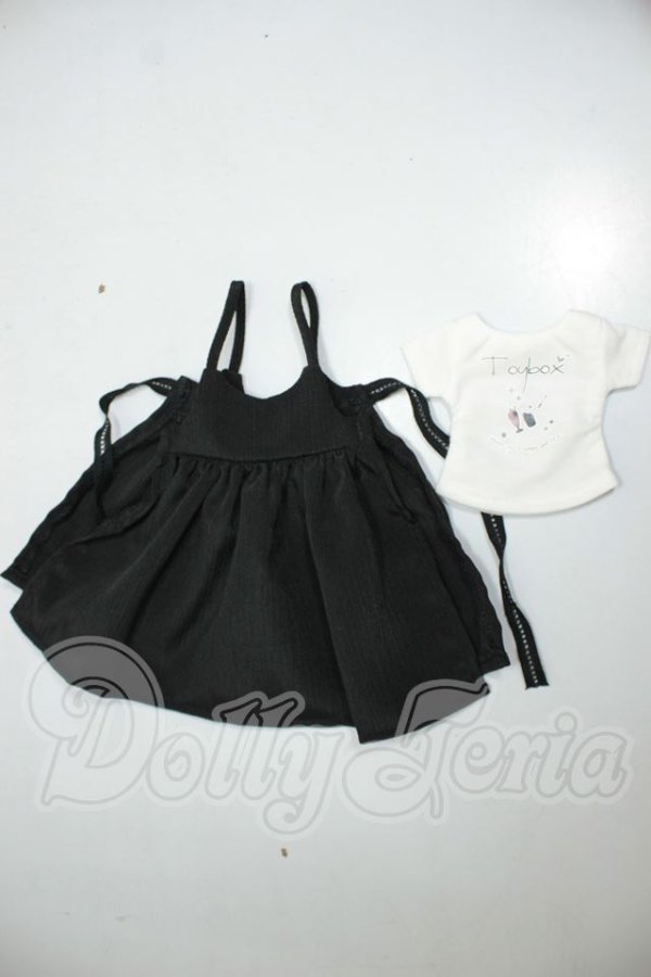画像1: MDD/オリジナルロゴTシャツ＆ラップアラウンドジャンパースカートセットVer.　Borderline Toybox.様製 A-26-10-05-207-NY-ZA (1)