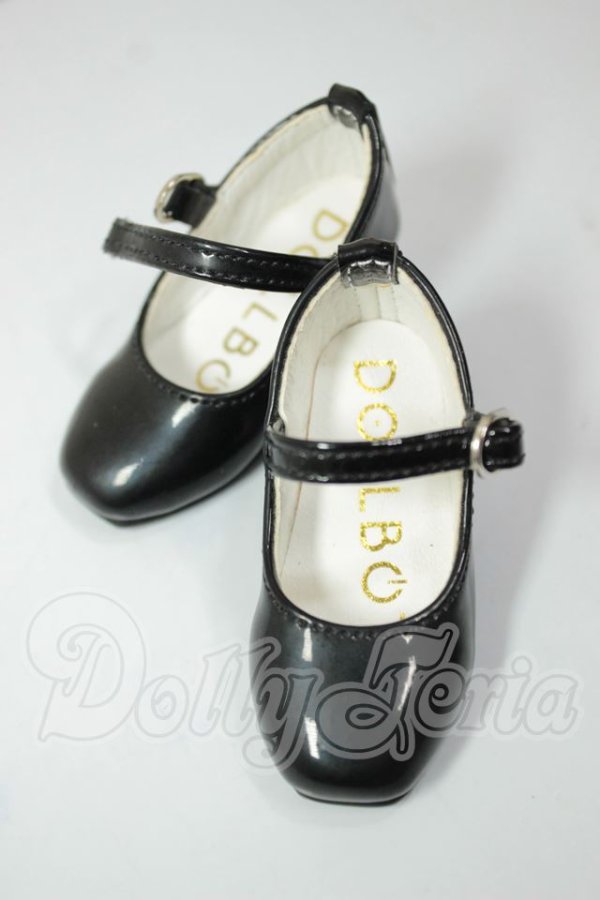 画像1: DOLLBOT製/40ｃｍサイズ　DBC用【ストラップパンプス】01（黒） A-26-10-12-197-NY-ZA (1)