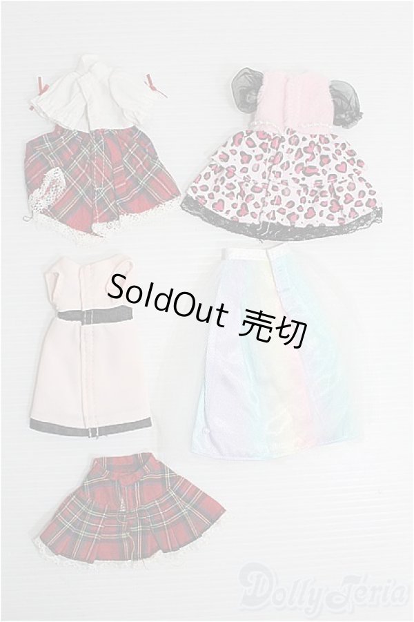 画像2: リカちゃん/OF:衣装5点セット/ I-25-09-28-261-KD-ZI (2)