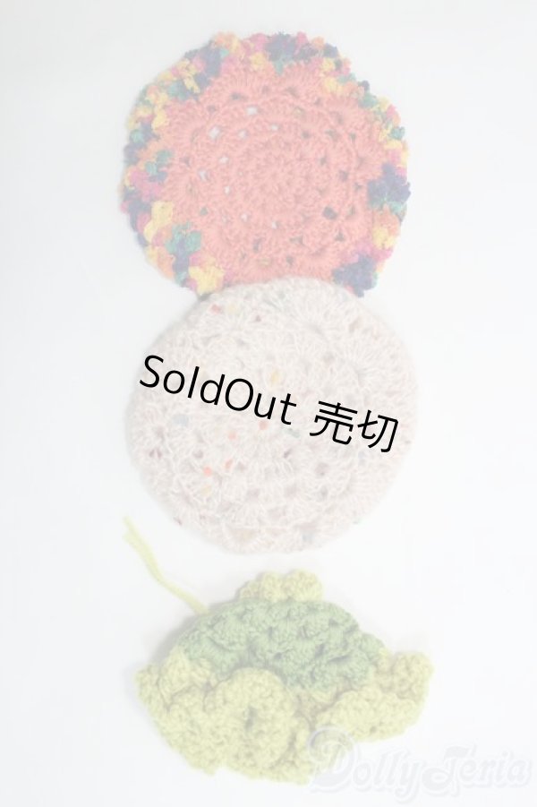 画像1: Blythe、プーリップサイズ/OF：帽子3点セット I-25-04-27-2150-TO-ZI (1)