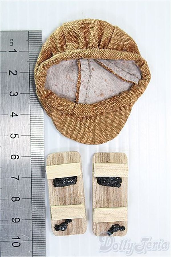 画像2: 【SALE】1/6(30cm)ドール/OF:シューズ＆帽子セット I-24-11-03-3171-TN-ZI (2)