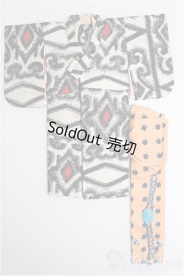 画像1: 【SALE】1/6(25cm)ドール/OF：着物 I-24-11-03-2145-TO-ZI (1)