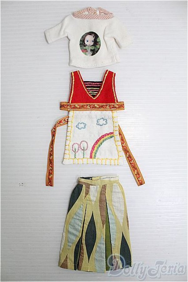 画像1: 【SALE】1/6(22cm)ドール/OF：衣装3点セット I-24-11-24-2153-TO-ZI (1)