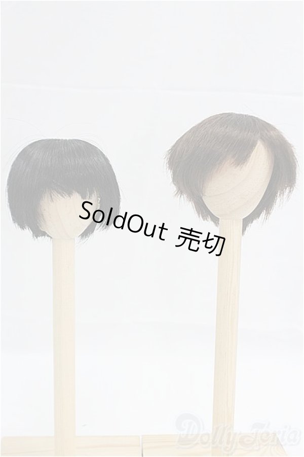画像1: 6〜7inch/ウィッグ/インチ　BJD　MJD　ドール用 I-25-09-21-094-KD-ZI (1)