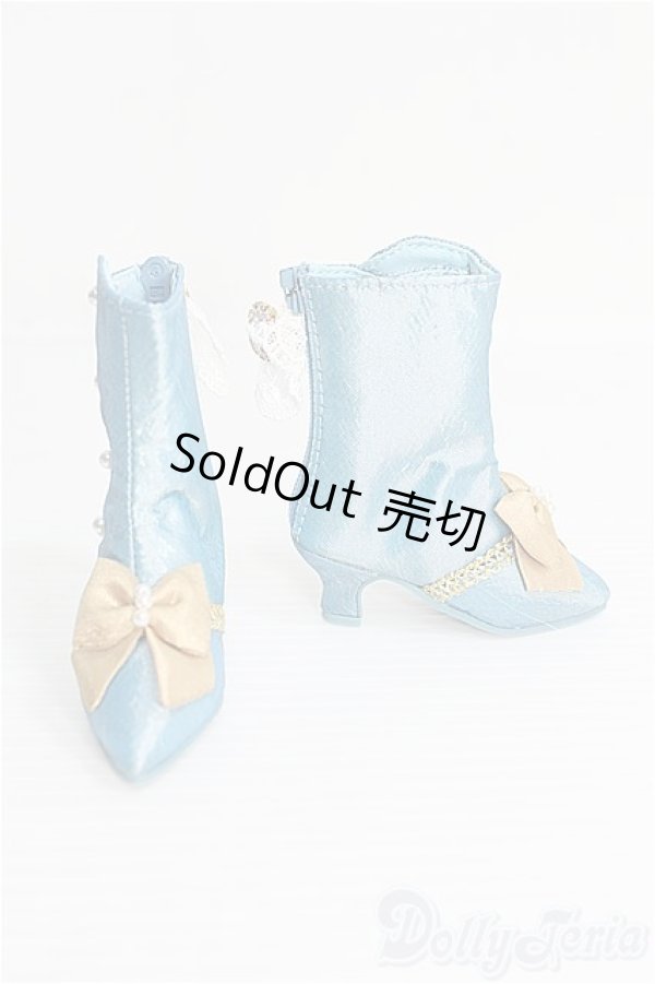 画像1: 【SALE】SDM/OF:ROCOCO　water blueブーツ・ミニ I-25-01-05-2200-GN-ZI (1)