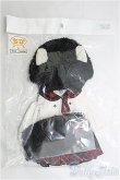 画像1: 幼SD/OF:ふわふわ黒ねこワンピース(赤チェック) I-25-02-23-2070-KN-ZI (1)