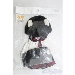画像: 【SALE】幼SD/OF:ふわふわ黒ねこワンピース(赤チェック) I-25-02-23-2070-KN-ZI