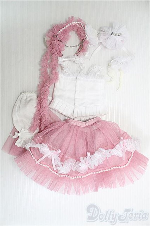 画像2: MSDD/dollhearts製チュールドレスセット I-25-01-12-3088-GN-ZI (2)