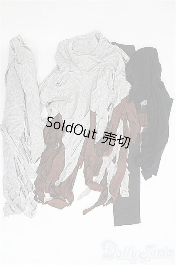 画像1: 60-65cm/OF セット 切りっぱなしデザイン衣装セット I-25-03-02-2087-YB-ZI (1)