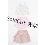 画像: MSD/OF バラセット キャミトップ+フリルスカート+ギンガムショートパンツ/1/4　40ｃｍ　BJD　MJD　衣装　ドール用 I-25-10-26-361-YB-ZI