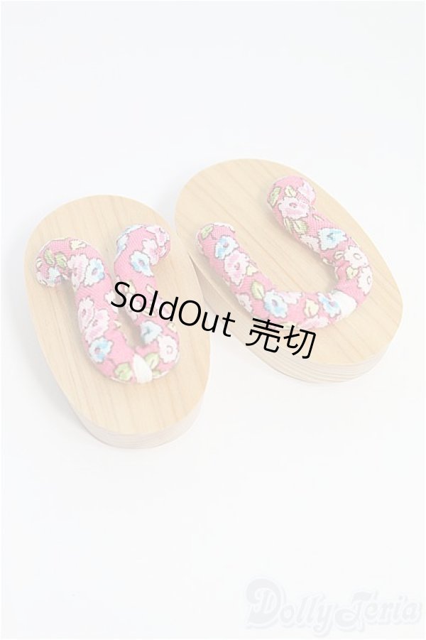画像1: 【SALE】40cmドール/OF/ 下駄(前のめり) I-25-02-16-3143-TO-ZI (1)