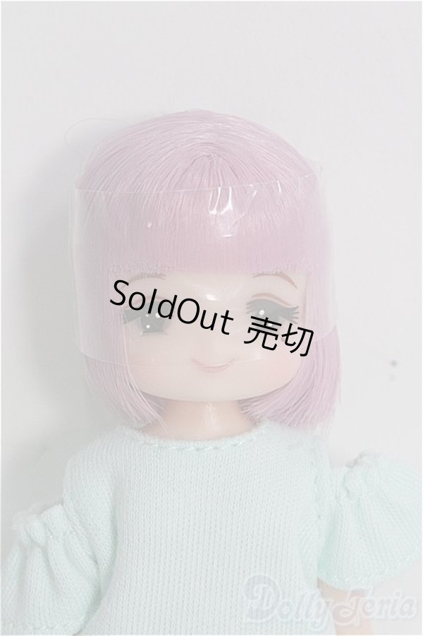 画像1: キャッスル/リカちゃん マキちゃん お人形教室 短前髪ボブ ミルキーグレープ+衣装(リトルファクトリー)/BJD　球体関節人形 I-25-10-12-370-YB-ZI (1)