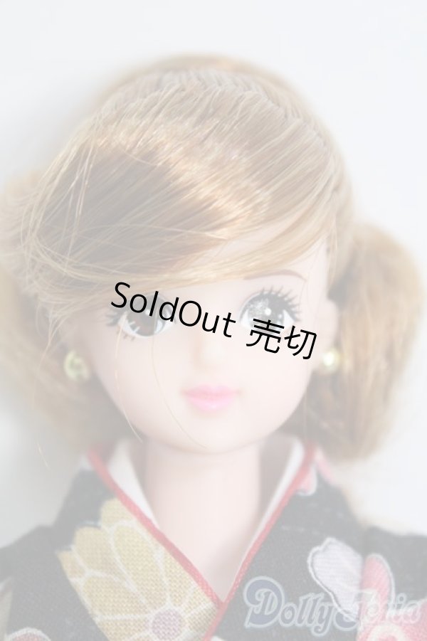 画像1: キャッスルジェニー/みらい:前髪あり内巻きカール本体+きもの(タカラ) I-26-02-22-275-YB-ZI (1)