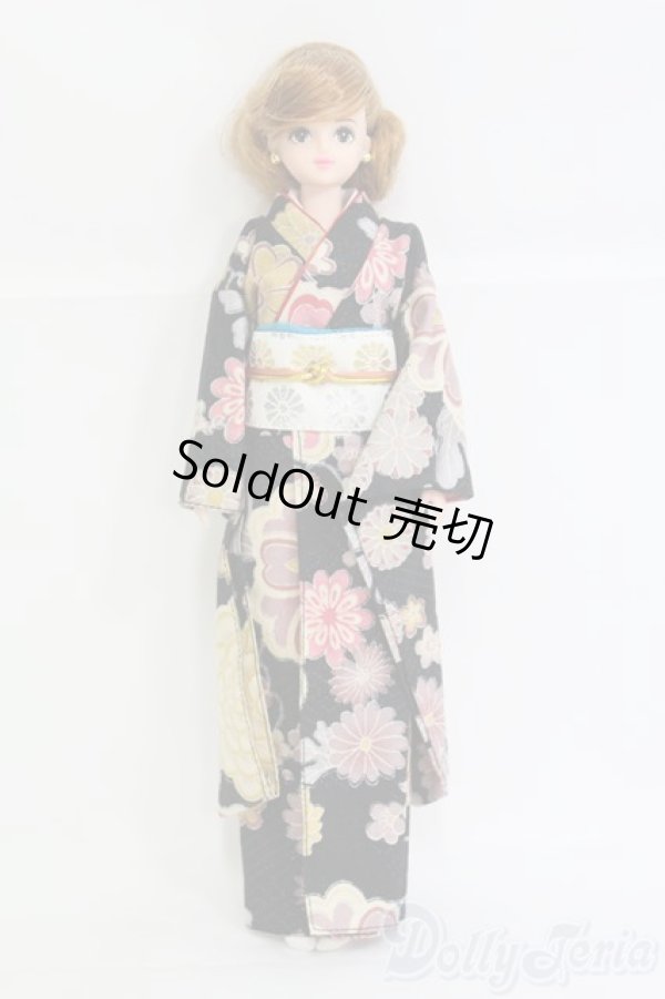 画像2: キャッスルジェニー/みらい:前髪あり内巻きカール本体+きもの(タカラ) I-26-02-22-275-YB-ZI (2)