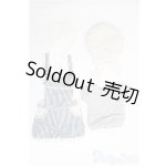 画像: SDM/OF ストライプサロペットセットミニ/1/4　40ｃｍ　BJD　MJD　衣装　ドール用 I-25-11-23-346-TO-ZI