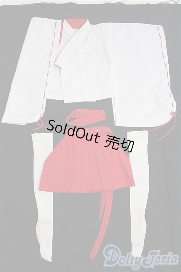 画像1: 【SALE】azone/OF 50ミニ丈巫女服set I-25-01-19-3154-TO-ZI (1)