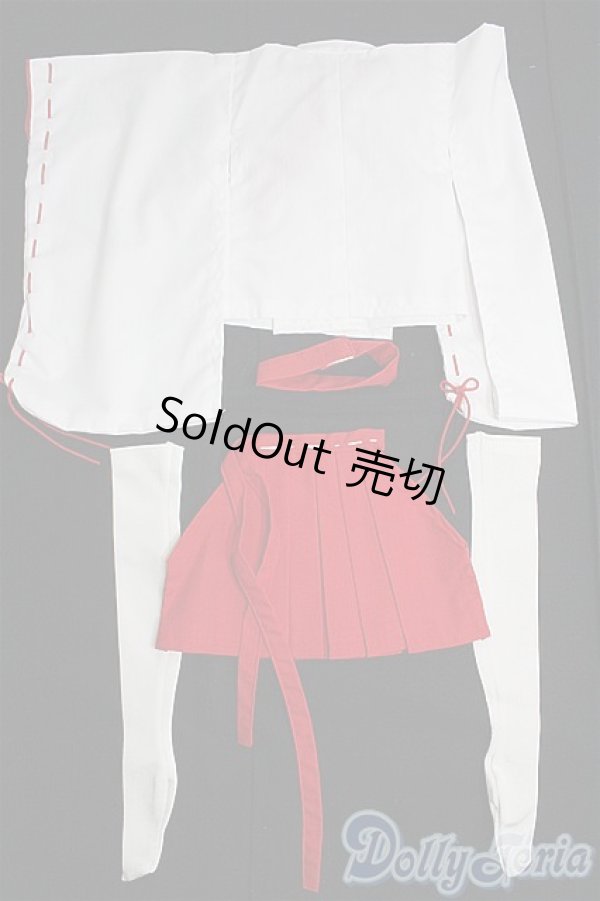 画像2: 【SALE】azone/OF 50ミニ丈巫女服set I-25-01-19-3154-TO-ZI (2)