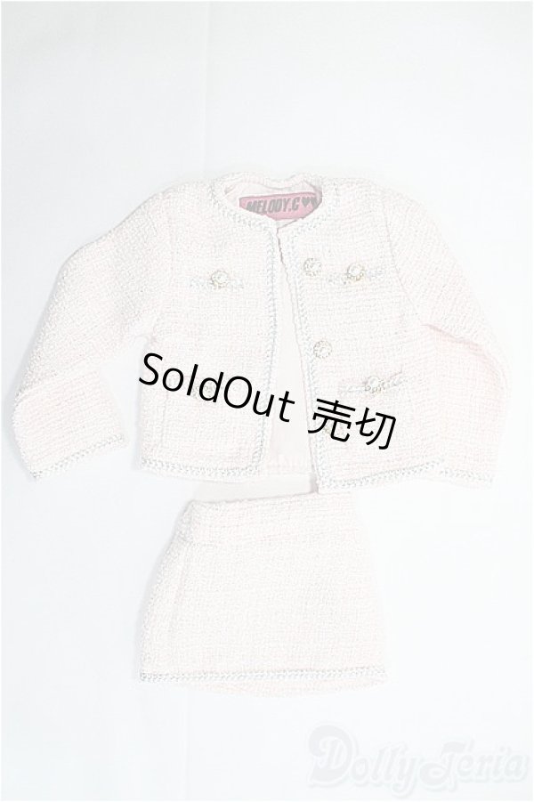 画像1: MSD&ＭDD/OF：MELODY.C様製 Miss Melody ツイードスーツセット I-25-03-23-2051-TO-ZI (1)