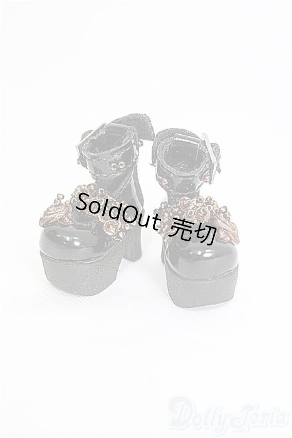 画像1: 22cmサイズドール/OF:靴 I-25-03-09-2141-TO-ZI (1)