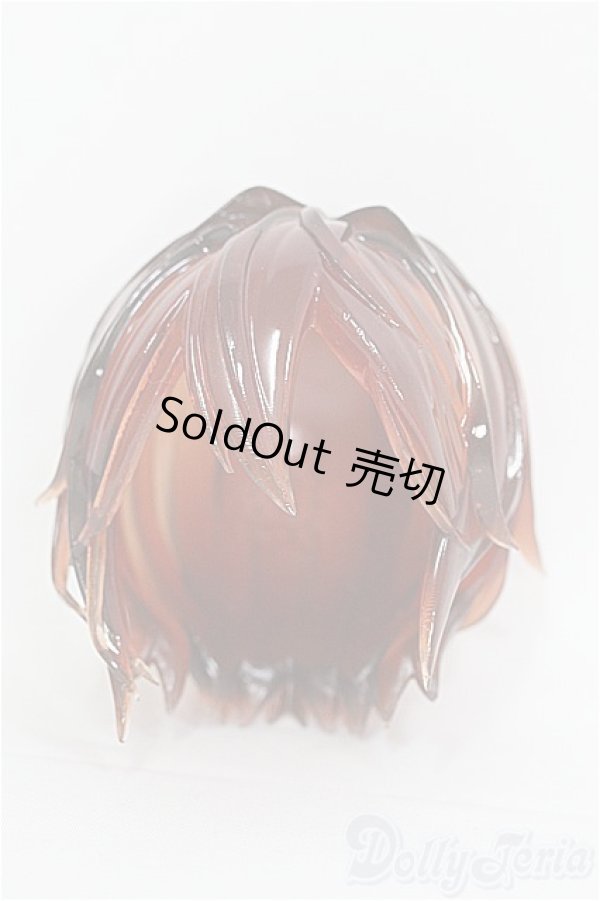 画像1: レジンウィッグ/9inch しらたき(茶) I-25-03-23-1061-YB-ZI (1)