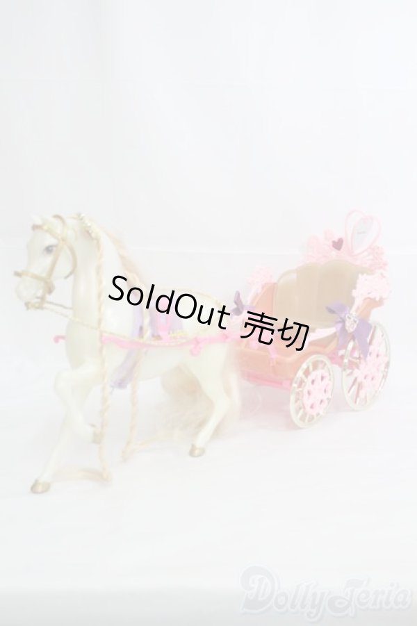 画像2: Barbie/パーツ:馬車 Carriage w Horse I-25-04-13-1012-YB-ZI (2)