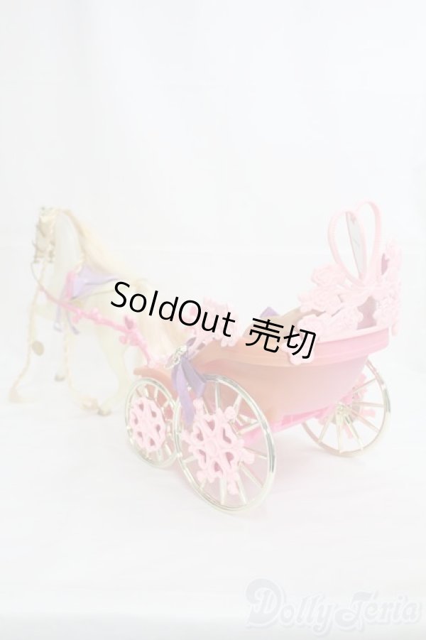 画像3: Barbie/パーツ:馬車 Carriage w Horse I-25-04-13-1012-YB-ZI (3)