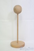 画像1: 8-9inch/ウィッグスタンド 木製 I-25-05-11-1069-YB-ZI (1)