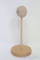 画像: 7-8inch/ウィッグスタンド 木製 I-25-05-11-1070-YB-ZI