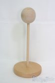 画像2: 7-8inch/ウィッグスタンド 木製 I-25-05-11-1070-YB-ZI (2)