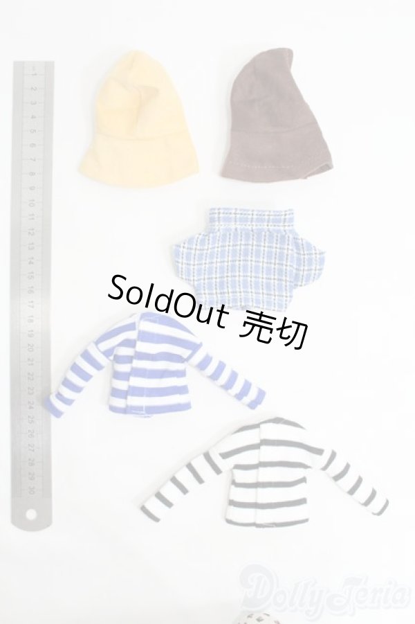 画像2: 22cmサイズドール/OF:衣装 I-25-06-01-3127-TO-ZI (2)