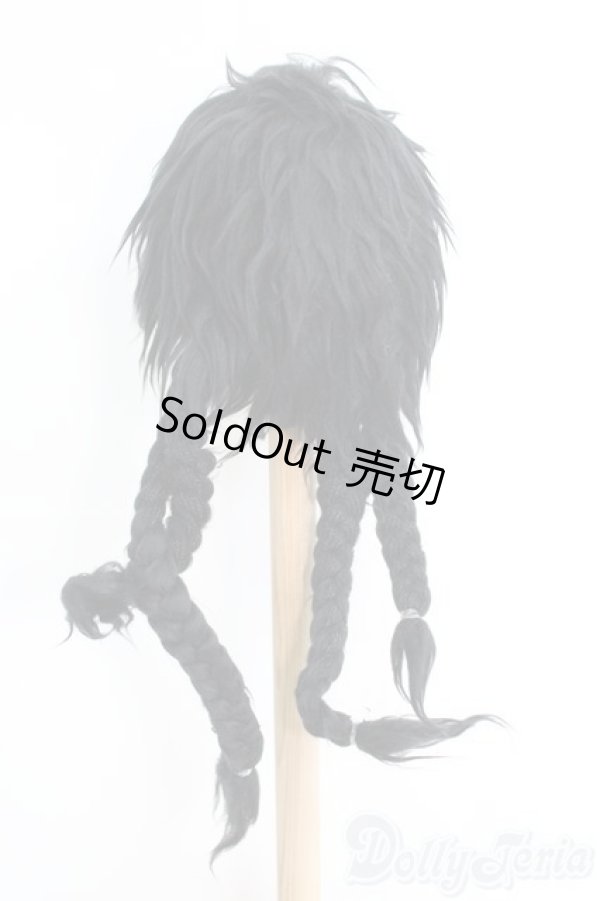 画像2: 9-10inch/ウィッグ/インチ　BJD　MJD　ドール用 I-25-07-06-2047-KD-ZI (2)