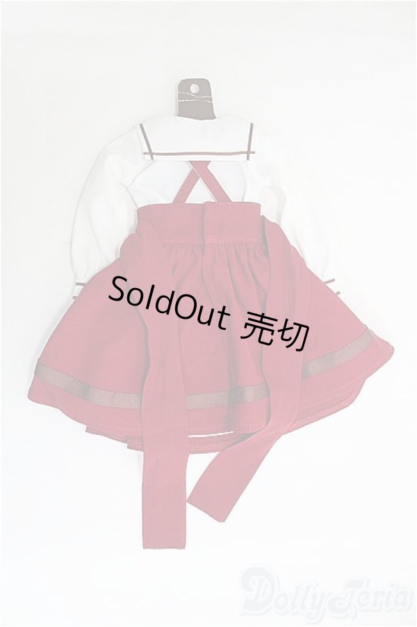 画像2: SDM/OF:ボルドーサスペンダーセット・ミニ/1/4　40ｃｍ　BJD　MJD　衣装　ドール用 I-25-07-27-154-TO-ZI (2)