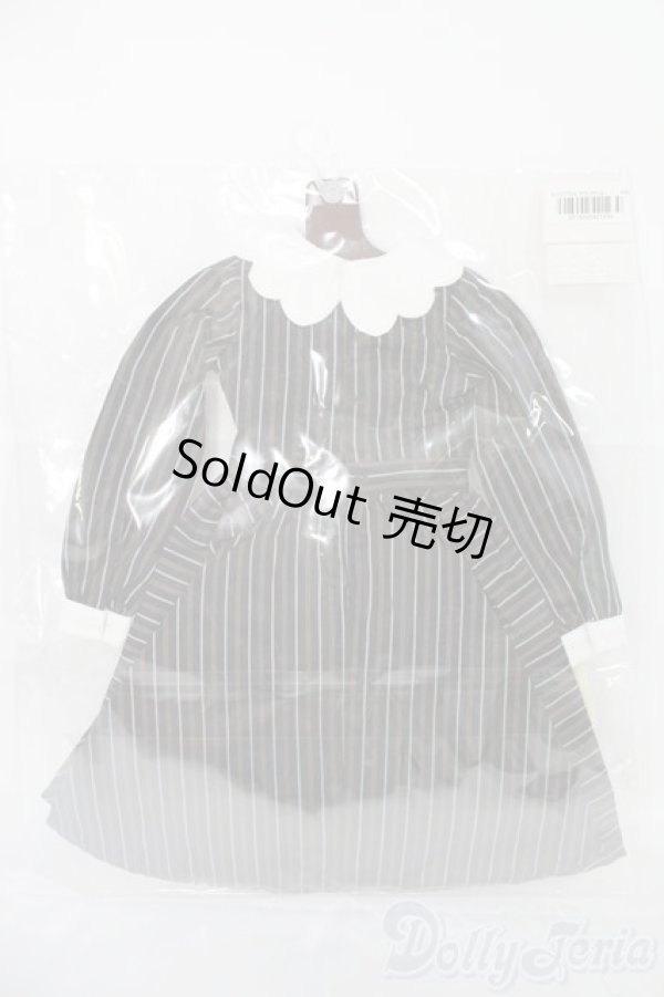 画像2: SD/OF ストライプワンピセット クリーム(ボークス)/1/3　60ｃｍ　BJD　MJD　衣装　ドール用 I-25-07-06-1078-TO-ZI (2)